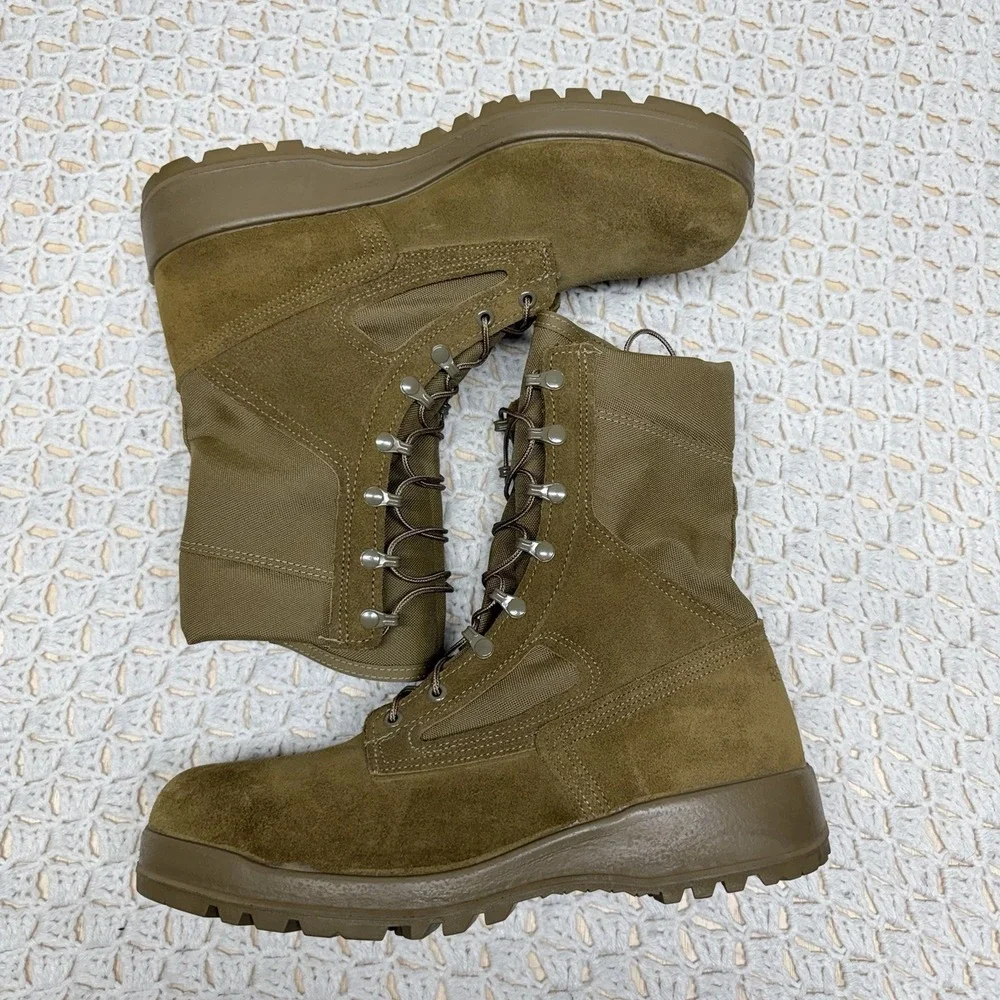 Belleville AFTW Boots Sage Mens Size 13 R Core Tex Military Flight  USA Made